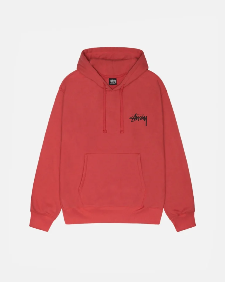 SKATE TOUGH RED HOODIE Back