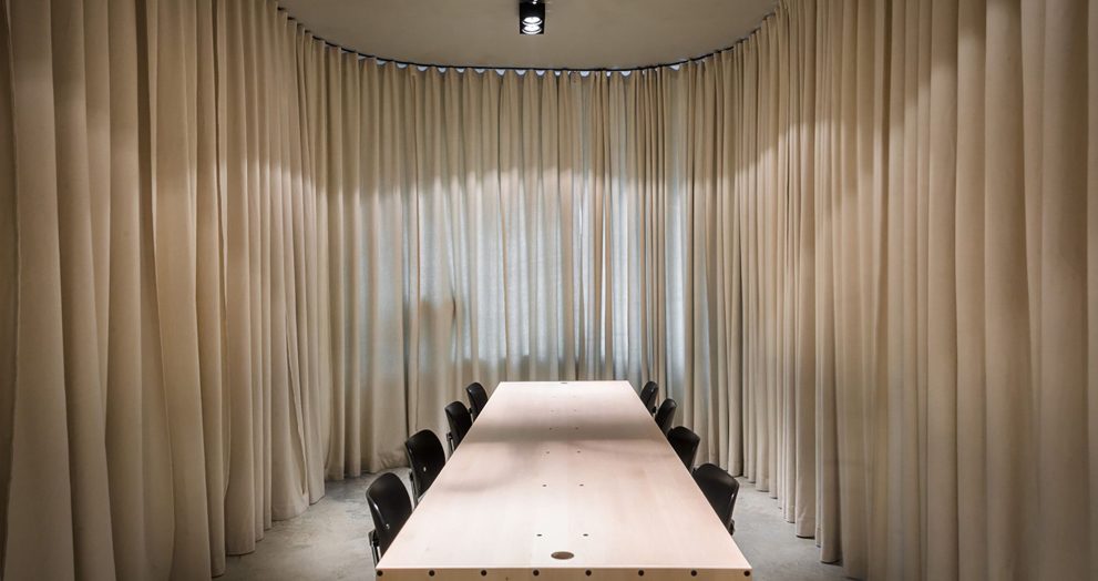 Which type of curtain fabrics are the best option for offices?