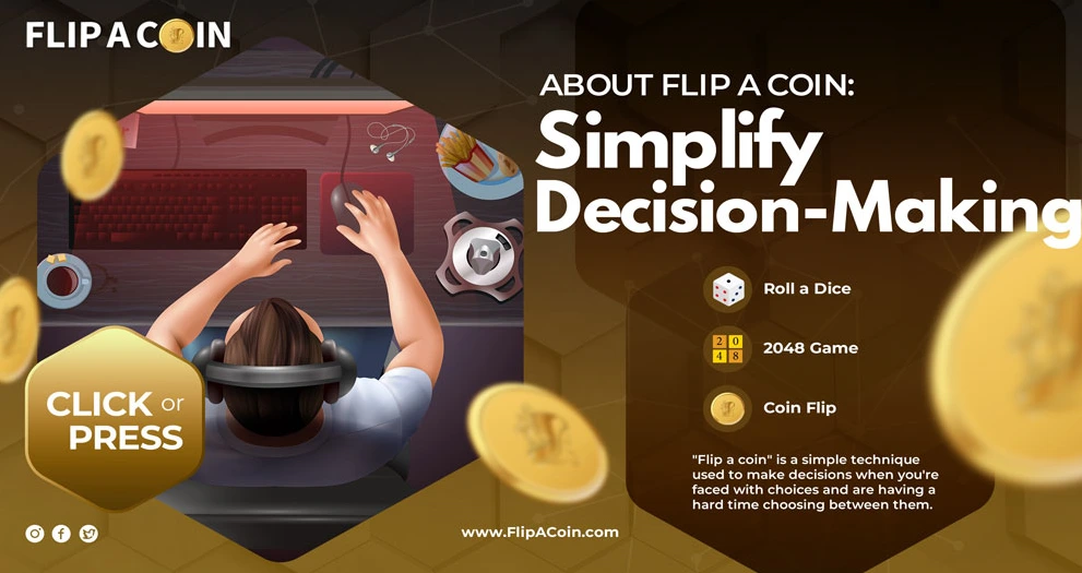 Digital decision making with coin flip