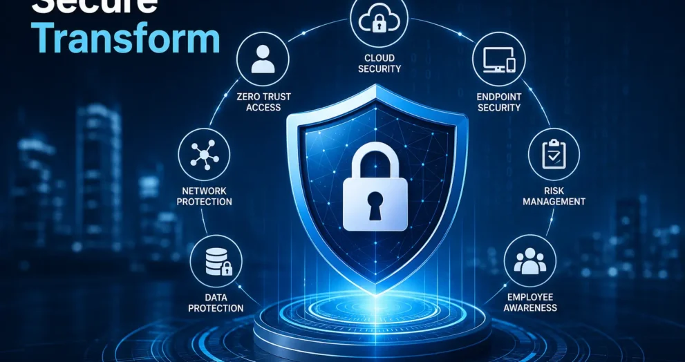 IT Business Solutions for Secure Digital Transformation with cloud security, Zero Trust, and cybersecurity protection