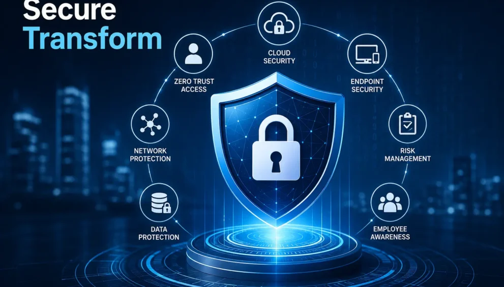 IT Business Solutions for Secure Digital Transformation with cloud security, Zero Trust, and cybersecurity protection