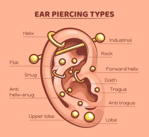 Trendy conch piercing jewelry ideas