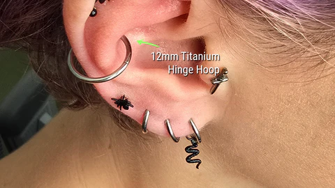 Proper conch piercing cleaning and healing steps
