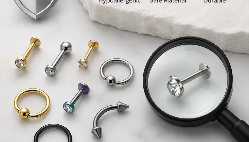 est places to buy safe conch piercing jewelry in the USA with quality titanium, gold, and hypoallergenic cartilage jewelry options.