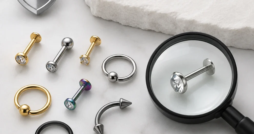 Best places to buy safe conch piercing jewelry in the USA with quality titanium, gold, and hypoallergenic cartilage jewelry options.