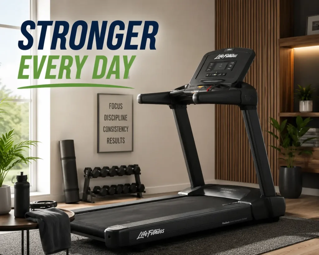 Life Fitness Treadmill: How Long Until You See Results with consistent workouts, healthy lifestyle habits, and daily home fitness routine