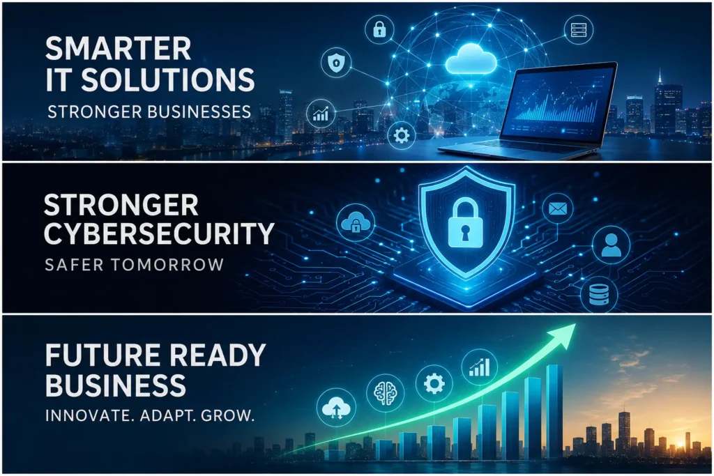 IT Business Solutions helping modern businesses improve cybersecurity, cloud technology, automation, and digital transformation