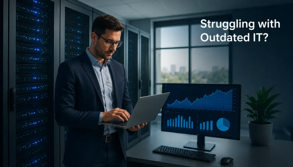 IT business solutions improve modern IT infrastructure with secure servers, cloud technology, and business analytics.