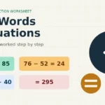 Addition and Subtraction Word Problems Worksheets