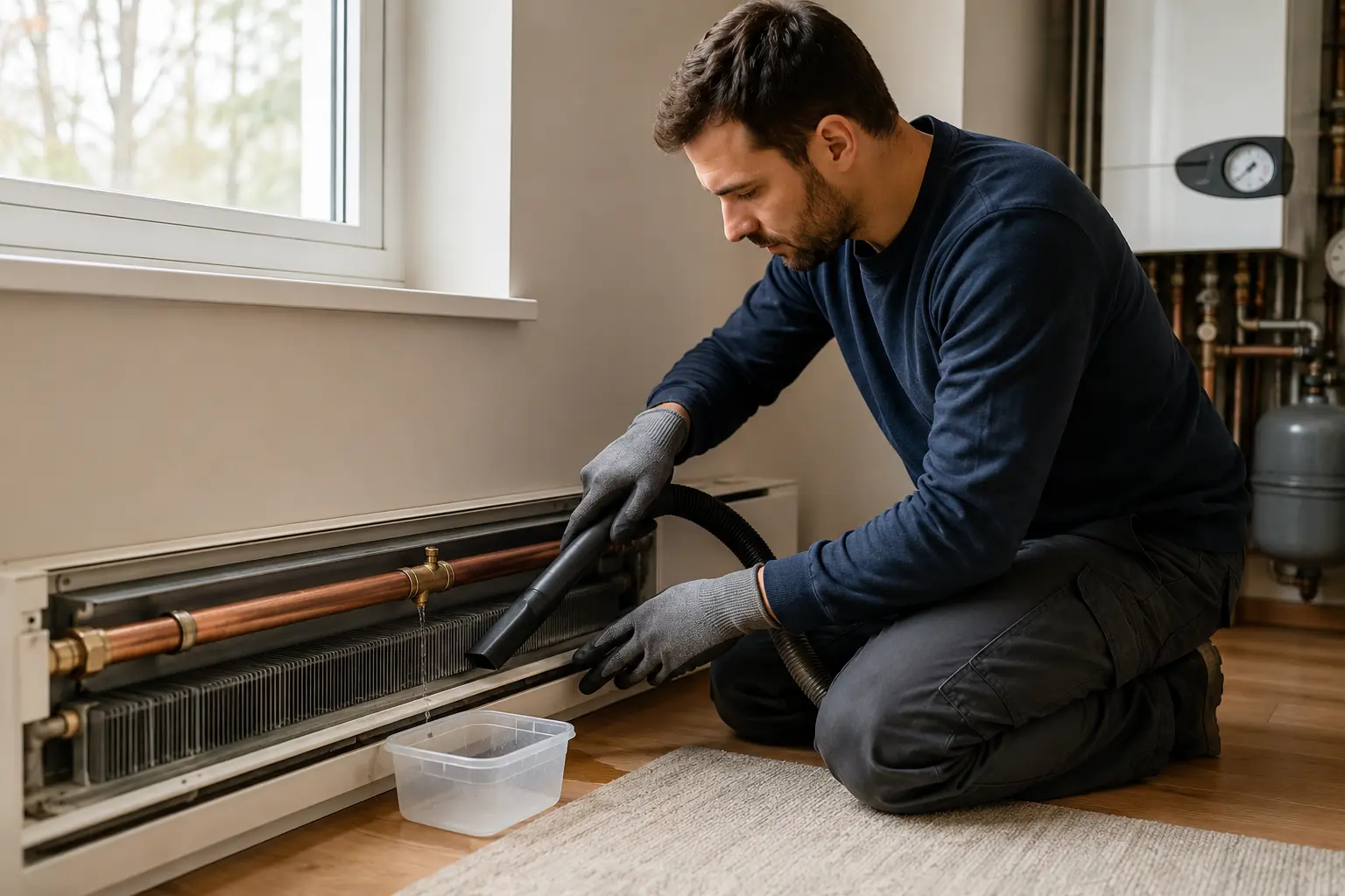hydronic-baseboard-heater-cleaning-guide-bleed-valve-icon