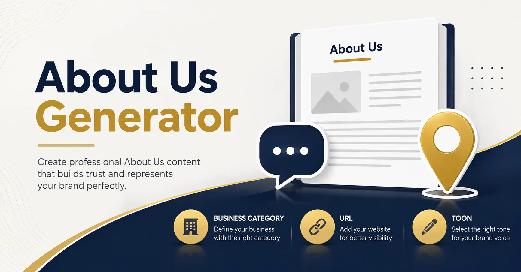 About Us Generator