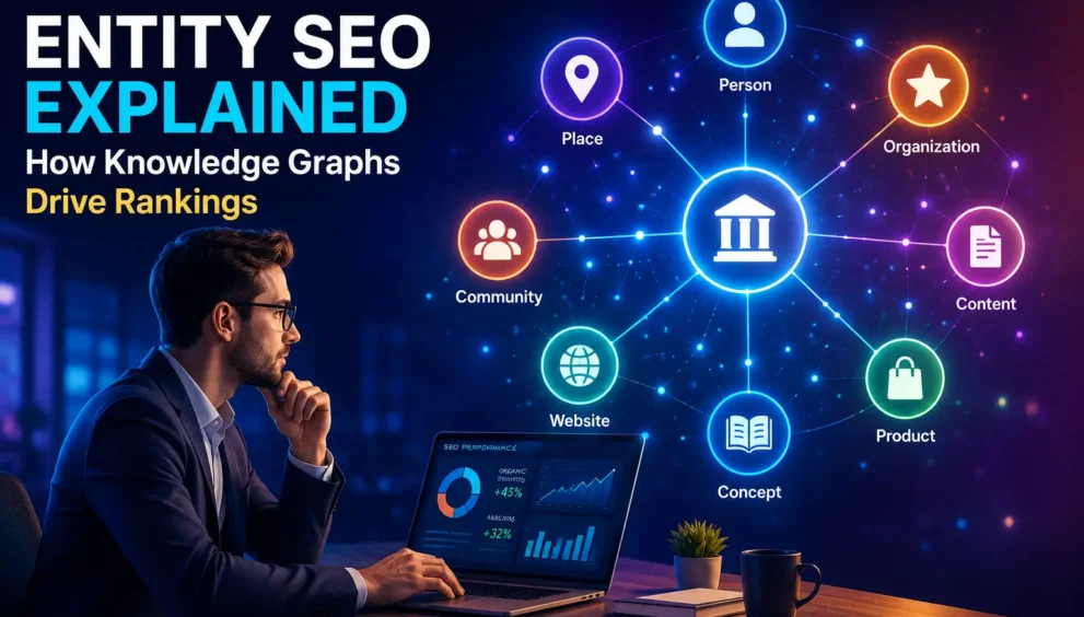 Semantic keywords explained through Entity SEO, Knowledge Graphs, and improved search rankings.