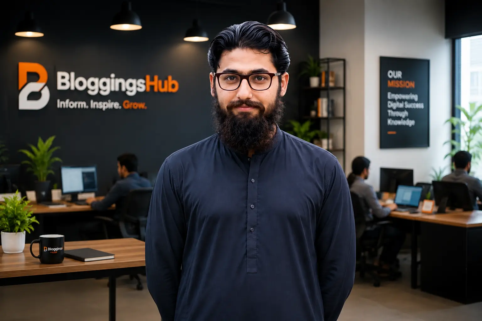 Sultan Mehmood, founder of Bloggings Hub digital marketing agency